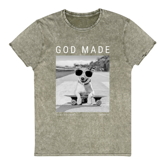 The God "Friend" Denim Tee Shirt